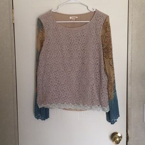 Sundance bohemian silk blouse